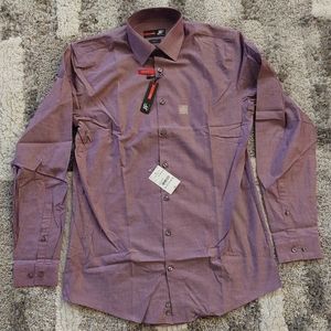 long sleeve dress shirt purple J. Ferrar